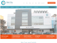 Tablet Screenshot of midcityhospital.com